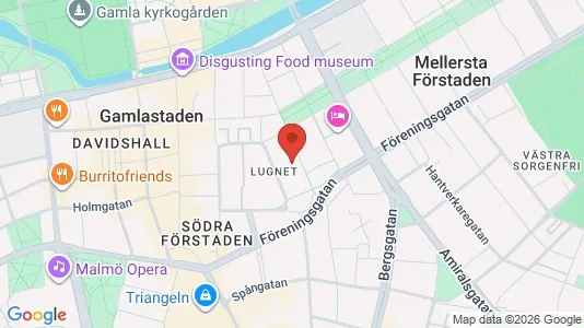 Apartments for rent i Malmö City - kort over placeringen