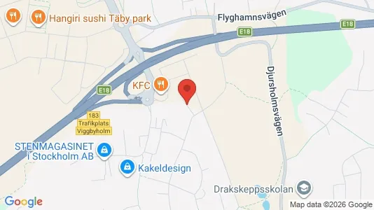 Apartments for rent i Täby - kort over placeringen