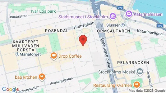 Apartments for rent i Södermalm - kort over placeringen