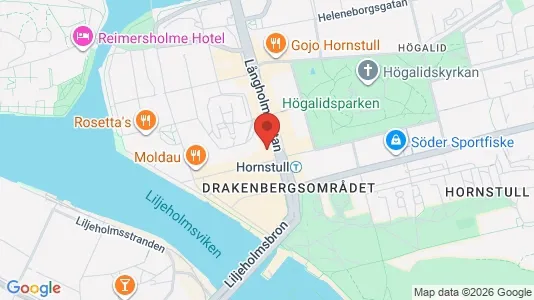 Apartments for rent i Södermalm - kort over placeringen