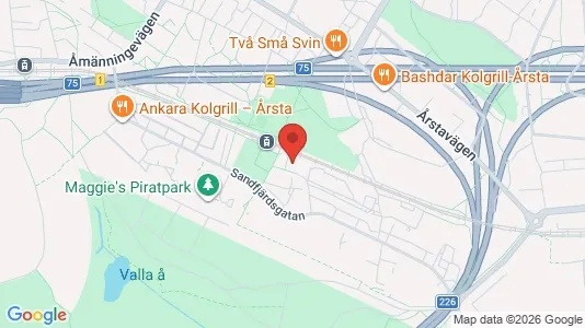 Apartments for rent i Hammarbyhamnen - kort over placeringen