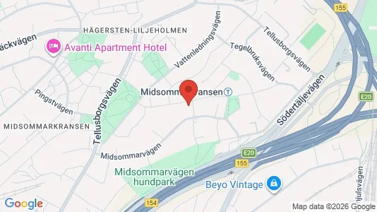 Apartments for rent i Stockholm South - kort over placeringen
