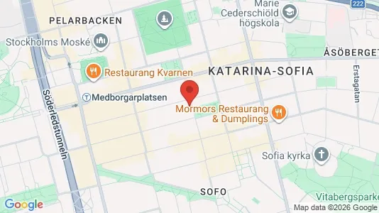 Apartments for rent i Södermalm - kort over placeringen