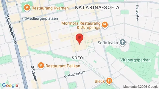 Apartments for rent i Södermalm - kort over placeringen