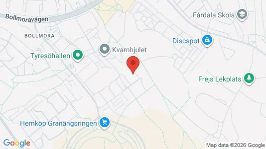 Apartments for rent i Tyresö - kort over placeringen