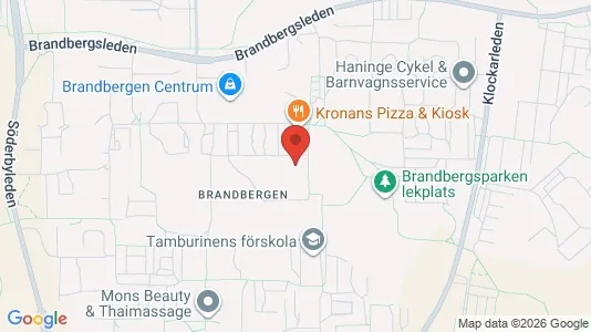Apartments for rent i Haninge - kort over placeringen