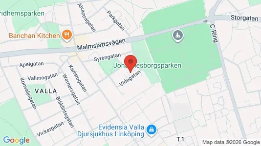 Apartments for rent i Linköping - kort over placeringen
