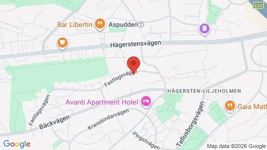 Apartments for rent i Stockholm South - kort over placeringen