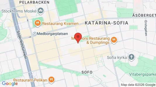 Apartments for rent i Södermalm - kort over placeringen