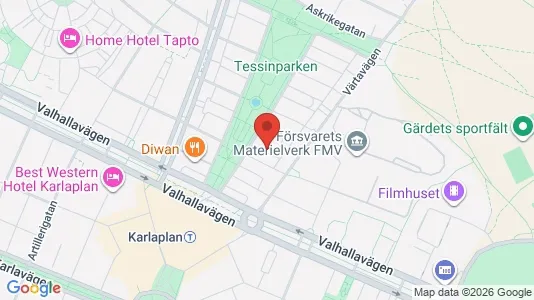 Apartments for rent i Gärdet/Djurgården - kort over placeringen