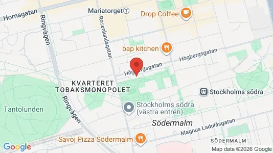 Apartments for rent i Södermalm - kort over placeringen