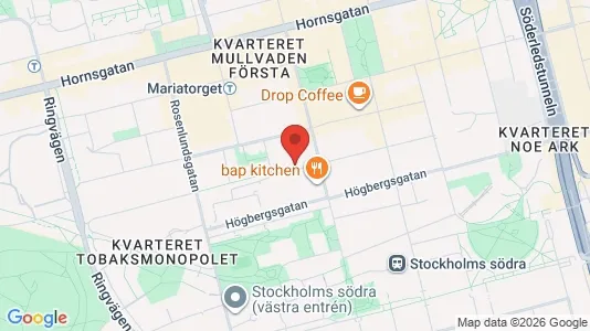 Apartments for rent i Södermalm - kort over placeringen