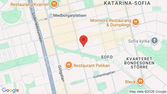 Apartments for rent i Södermalm - kort over placeringen