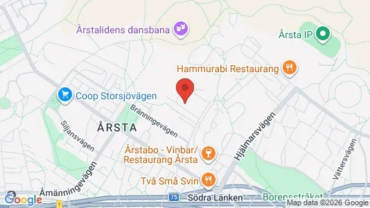 Apartments for rent i Hammarbyhamnen - kort over placeringen