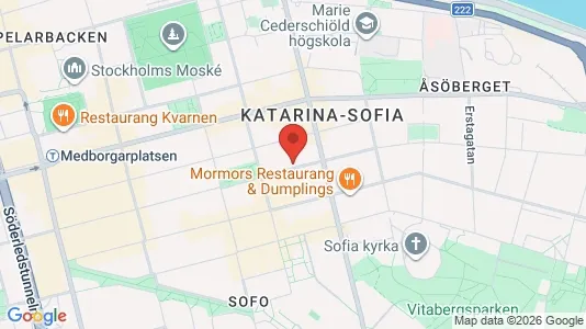 Apartments for rent i Södermalm - kort over placeringen
