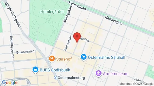 Apartments for rent i Östermalm - kort over placeringen
