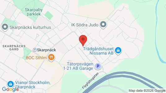 Apartments for rent i Stockholm South - kort over placeringen