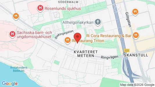 Apartments for rent i Södermalm - kort over placeringen