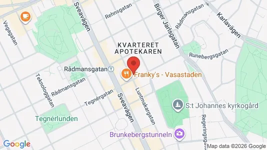 Apartments for rent i Vasastan - kort over placeringen