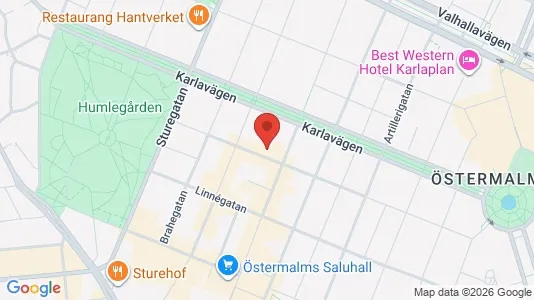 Apartments for rent i Östermalm - kort over placeringen