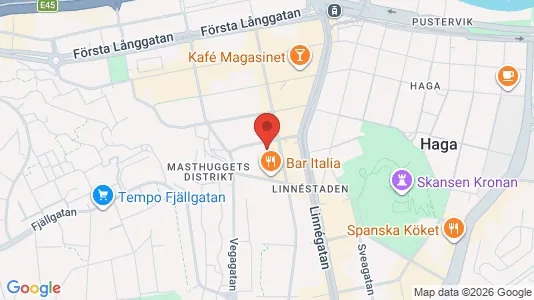 Apartments for rent i Gothenburg City Centre - kort over placeringen