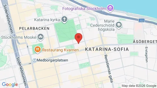 Apartments for rent i Södermalm - kort over placeringen