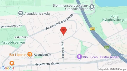 Apartments for rent i Stockholm South - kort over placeringen