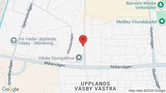 Apartments for rent i Upplands Väsby - kort over placeringen