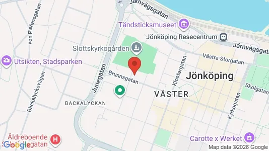 Apartments for rent i Jönköping - kort over placeringen