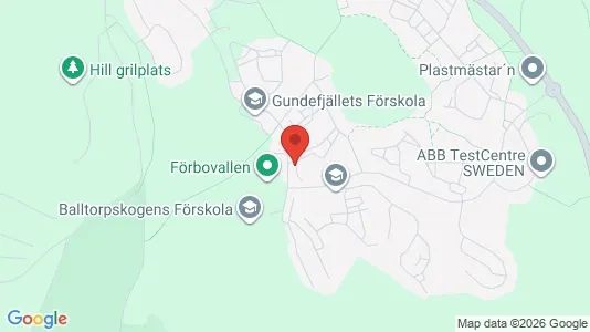 Apartments for rent i Mölndal - kort over placeringen