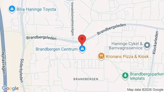 Apartments for rent i Haninge - kort over placeringen