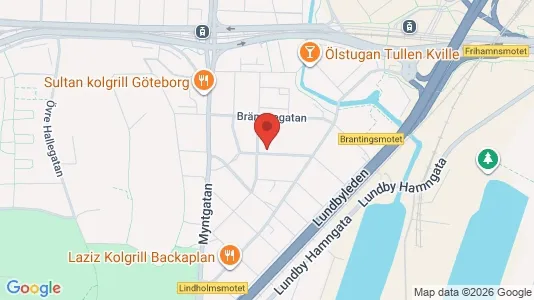 Apartments for rent i Lundby - kort over placeringen