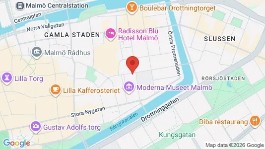 Apartments for rent i Malmö City - kort over placeringen