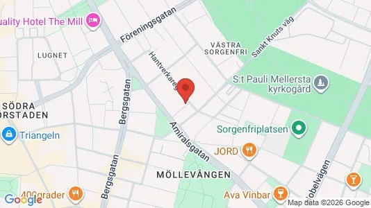 Apartments for rent i Malmö City - kort over placeringen