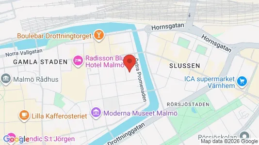 Apartments for rent i Malmö City - kort over placeringen