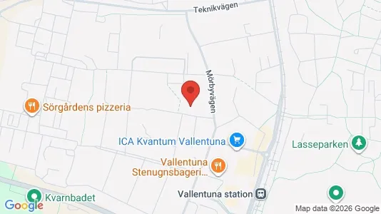 Apartments for rent i Vallentuna - kort over placeringen
