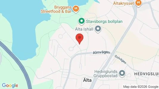 Apartments for rent i Nacka - kort over placeringen