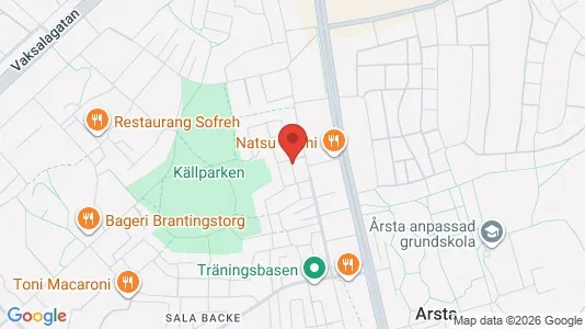 Apartments for rent i Uppsala - kort over placeringen