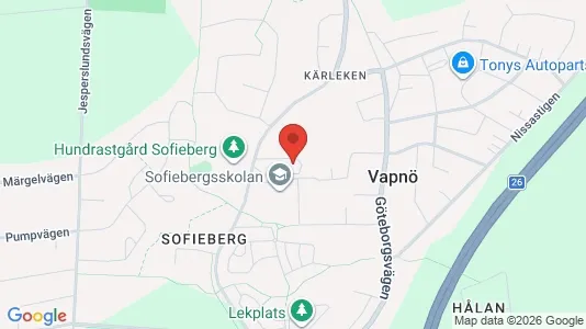 Apartments for rent i Halmstad - kort over placeringen