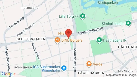 Apartments for rent i Malmö City - kort over placeringen