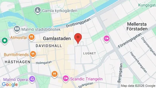 Apartments for rent i Malmö City - kort over placeringen