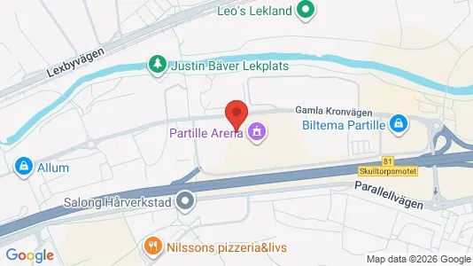 Apartments for rent i Partille - kort over placeringen
