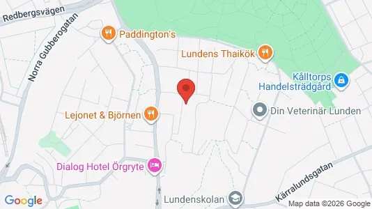Apartments for rent i Örgryte-Härlanda - kort over placeringen