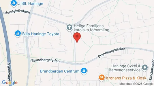 Apartments for rent i Haninge - kort over placeringen