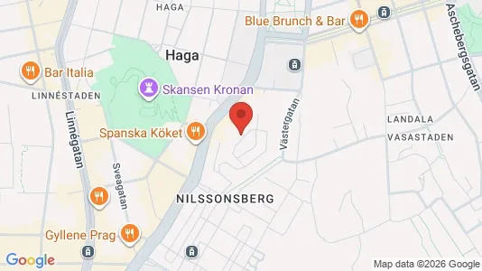 Apartments for rent i Gothenburg City Centre - kort over placeringen