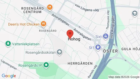 Apartments for rent i Rosengård - kort over placeringen