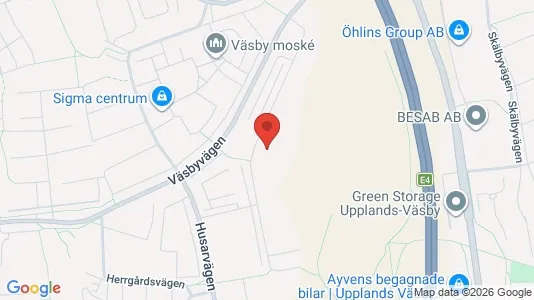 Apartments for rent i Upplands Väsby - kort over placeringen