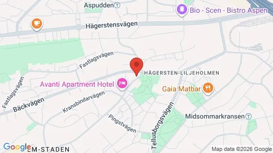 Apartments for rent i Stockholm South - kort over placeringen