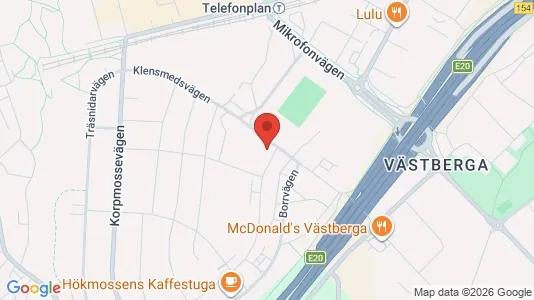 Apartments for rent i Stockholm South - kort over placeringen