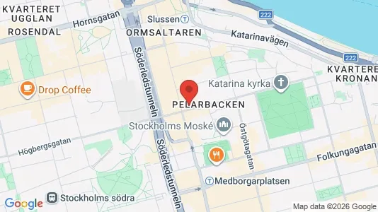 Apartments for rent i Södermalm - kort over placeringen